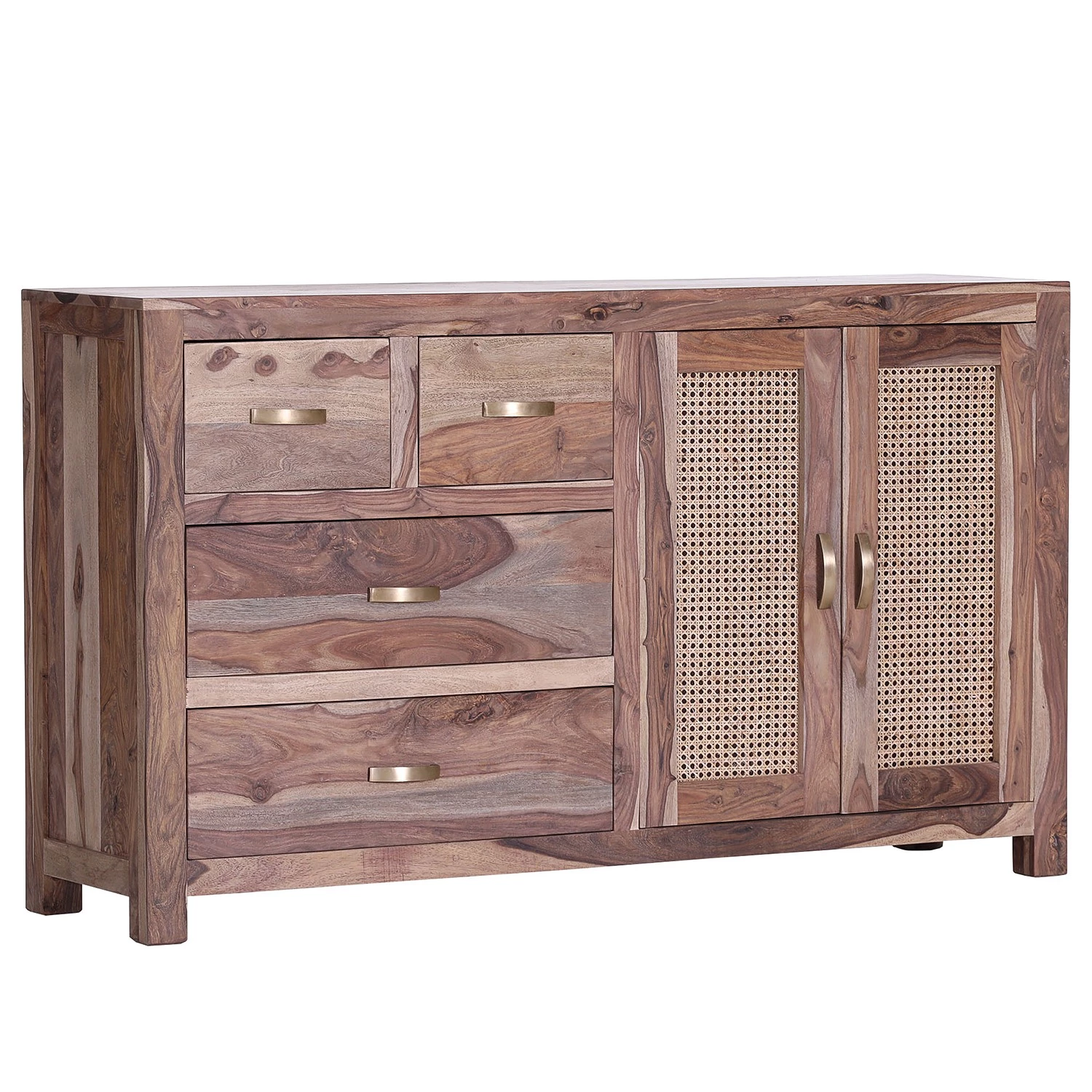 Naturoo Buffet Rodern I - Sheesham massif / Cannage 1 Naturoo Buffet Rodern I - Sheesham massif / Cannage