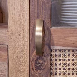 Naturoo Buffet haut Rodern - Sheesham massif / Cannage -Meubles de salle à manger Soldes Magasin 1000239497 210108 13370400049 DETAILS P000000001000239497