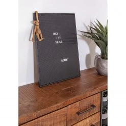 Red Living Buffet Thiery I - Manguier massif / Métal - Manguier marron / Anthracite -Meubles de salle à manger Soldes Magasin 1000239508 210108 13380900083 DETAILS P000000001000239508