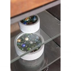 Red Living Buffet Thiery I - Manguier massif / Métal - Manguier marron / Anthracite -Meubles de salle à manger Soldes Magasin 1000239508 210108 13381600086 DETAILS P000000001000239508