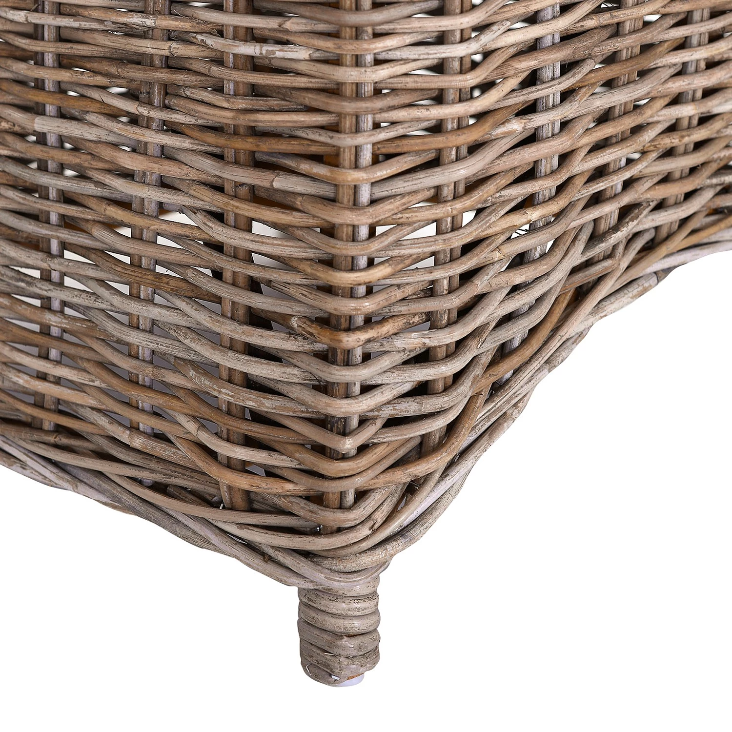 Naturoo Fauteuil Lozon - Rotin / Tissu - Gris Kubu / Crème 6 Naturoo Fauteuil Lozon - Rotin / Tissu - Gris Kubu / Crème – Image 6