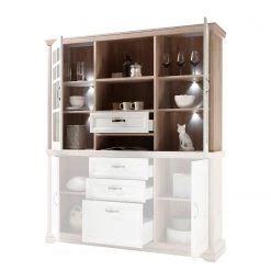 Ridgevalley Haut de buffet Avene - Blanc / Imitation pin 7 Ridgevalley Haut de buffet Avene - Blanc / Imitation pin -Meubles de salle à manger Soldes Magasin 1000240789 210108 13025200003 DETAILS P000000001000240789