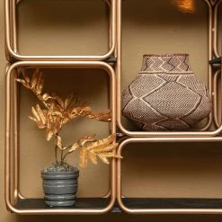 Red Living Étagère murale Oissel I - Acacia massif / Métal - Acacia noir / Doré 5 Red Living Étagère murale Oissel I - Acacia massif / Métal - Acacia noir / Doré -Meubles de salle à manger Soldes Magasin 1000240796 210113 13360000006 DETAILS P000000001000240796