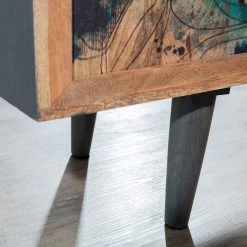 Naturoo Buffet Valbelle - Manguier massif - Manguier / Gris -Meubles de salle à manger Soldes Magasin 1000240805 210113 13371200039 DETAILS P000000001000240805