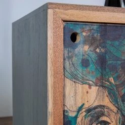 Naturoo Buffet Valbelle - Manguier massif - Manguier / Gris -Meubles de salle à manger Soldes Magasin 1000240805 210113 13371400040 DETAILS P000000001000240805