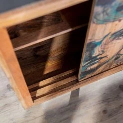 Naturoo Buffet Valbelle - Manguier massif - Manguier / Gris -Meubles de salle à manger Soldes Magasin 1000240805 210113 13371600041 DETAILS P000000001000240805