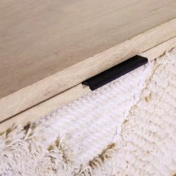 Naturoo Console Soyans - Partiellement en manguier massif / Métal - Beige / Noir -Meubles de salle à manger Soldes Magasin 1000240821 210113 13394000113 DETAILS P000000001000240821