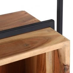 Red Living Étagère murale Fenay - Acacia massif / Métal - Acacia / Noir 13 Red Living Étagère murale Fenay - Acacia massif / Métal - Acacia / Noir -Meubles de salle à manger Soldes Magasin 1000240833 210113 13421300190 DETAILS P000000001000240833