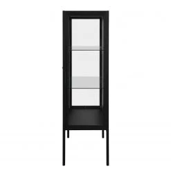 Loftscape Buffet haut Aregno - Verre / Métal - Noir - Largeur : 100 cm -Meubles de salle à manger Soldes Magasin 1000241524 210113 13522700114 DETAILS P000000001000241524