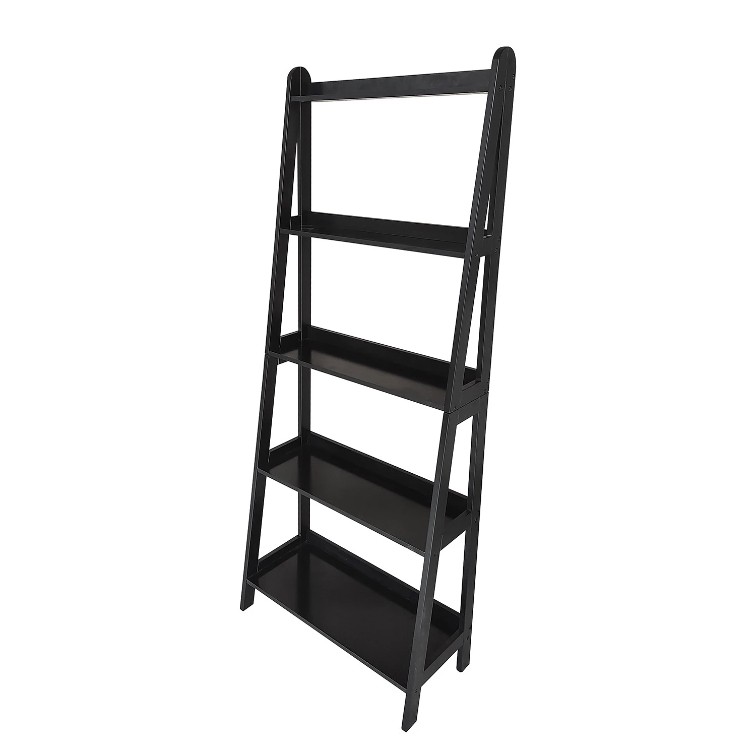 Mørteens Étagère Kolding - Bambou massif - Noir 2 Mørteens Étagère Kolding - Bambou massif - Noir – Image 2