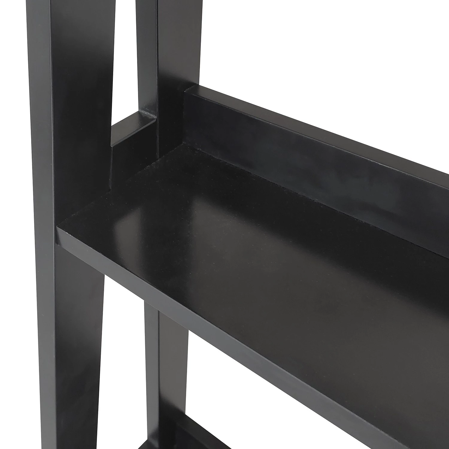 Mørteens Étagère Kolding - Bambou massif - Noir 11 Mørteens Étagère Kolding - Bambou massif - Noir – Image 11