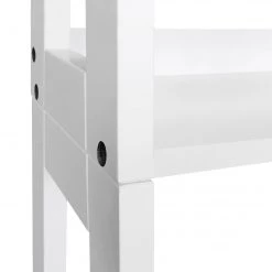 Mørteens Étagère Kolding - Bambou massif - Blanc -Meubles de salle à manger Soldes Magasin 1000241539 211223 123718000143 DETAILS P000000001000241539