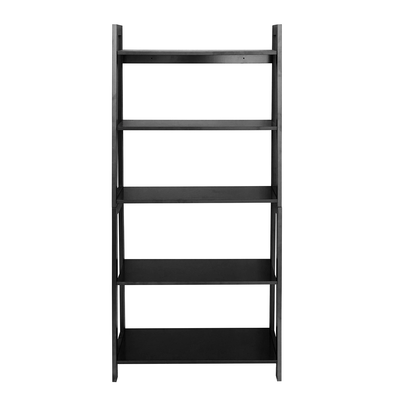 Mørteens Étagère Vejen - Bambou massif - Noir 2 Mørteens Étagère Vejen - Bambou massif - Noir – Image 2