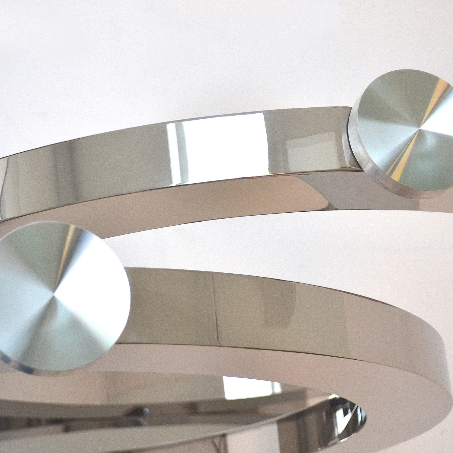 Velvet Studio Table Jarny - Verre de sécurité / Acier inoxydable - Verre transparent / Argenté - Largeur : 180 cm 2 Velvet Studio Table Jarny - Verre de sécurité / Acier inoxydable - Verre transparent / Argenté - Largeur : 180 cm – Image 2