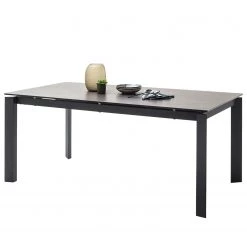 Loftscape Table Anttila - Céramique et verre / Acier - Anthracite / Noir -Meubles de salle à manger Soldes Magasin 1000242018 210202 13152700124 DETAILS P000000001000242018