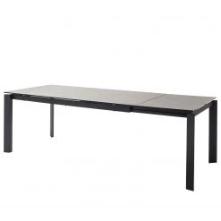 Loftscape Table Anttila - Céramique et verre / Acier - Anthracite / Noir -Meubles de salle à manger Soldes Magasin 1000242018 210202 13152900125 DETAILS P000000001000242018
