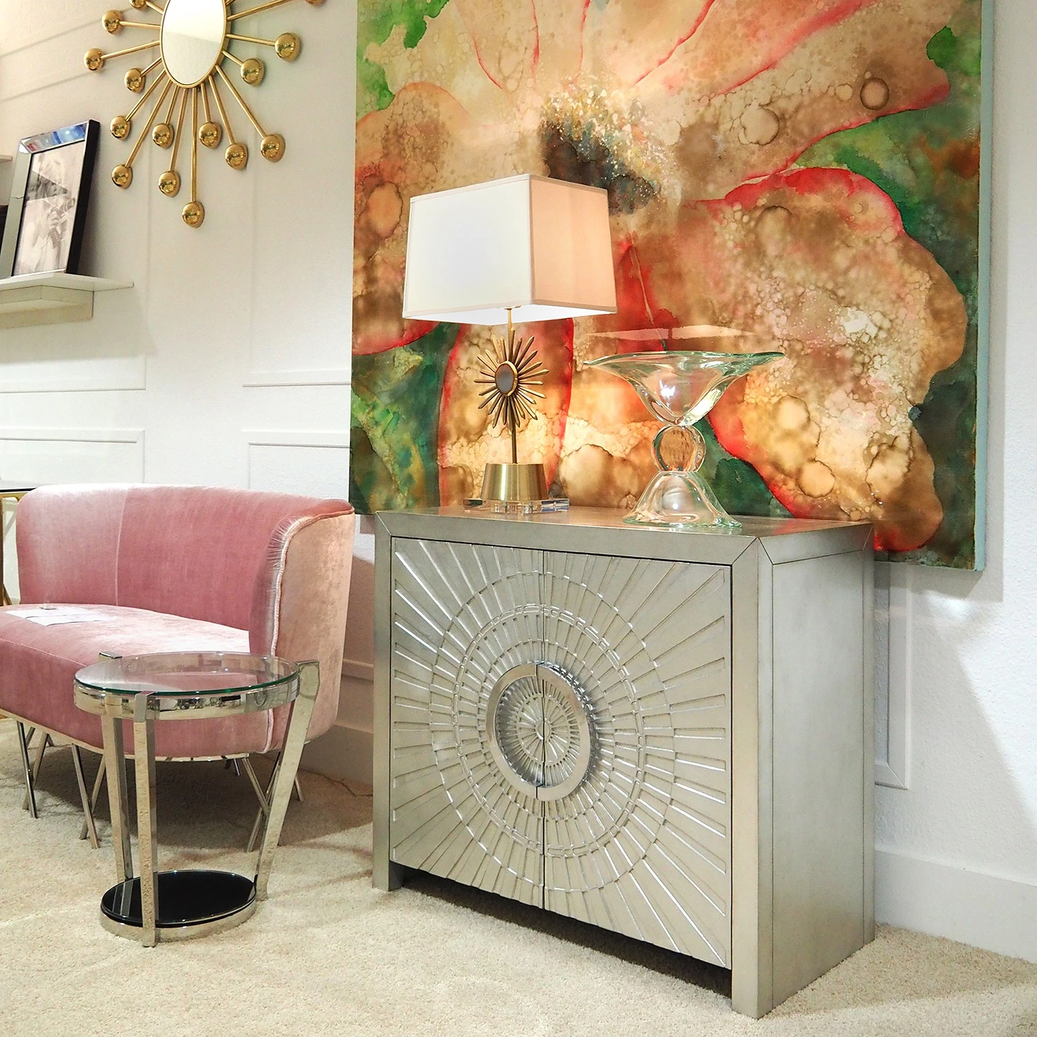 Red Living Commode Vauban - Argenté mat 2 Red Living Commode Vauban - Argenté mat – Image 2