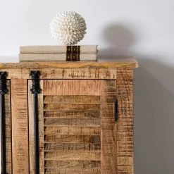 Wolf-Möbel Buffet haut Senille - Manguier massif -Meubles de salle à manger Soldes Magasin 1000243201 220314 030 DETAILS P000000001000243201