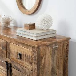 Wolf-Möbel Enfilade Senille - Manguier massif -Meubles de salle à manger Soldes Magasin 1000243214 220311 030 DETAILS P000000001000243214