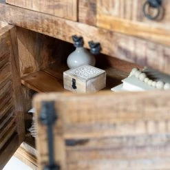 Wolf-Möbel Enfilade Senille - Manguier massif -Meubles de salle à manger Soldes Magasin 1000243214 220311 033 DETAILS P000000001000243214