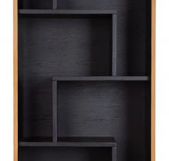 Studio Copenhagen Étagère Flox I - Placage en bois véritable / Métal -Chêne / Noir -Meubles de salle à manger Soldes Magasin 1000244164 211028 140300000061 DETAILS P000000001000244164