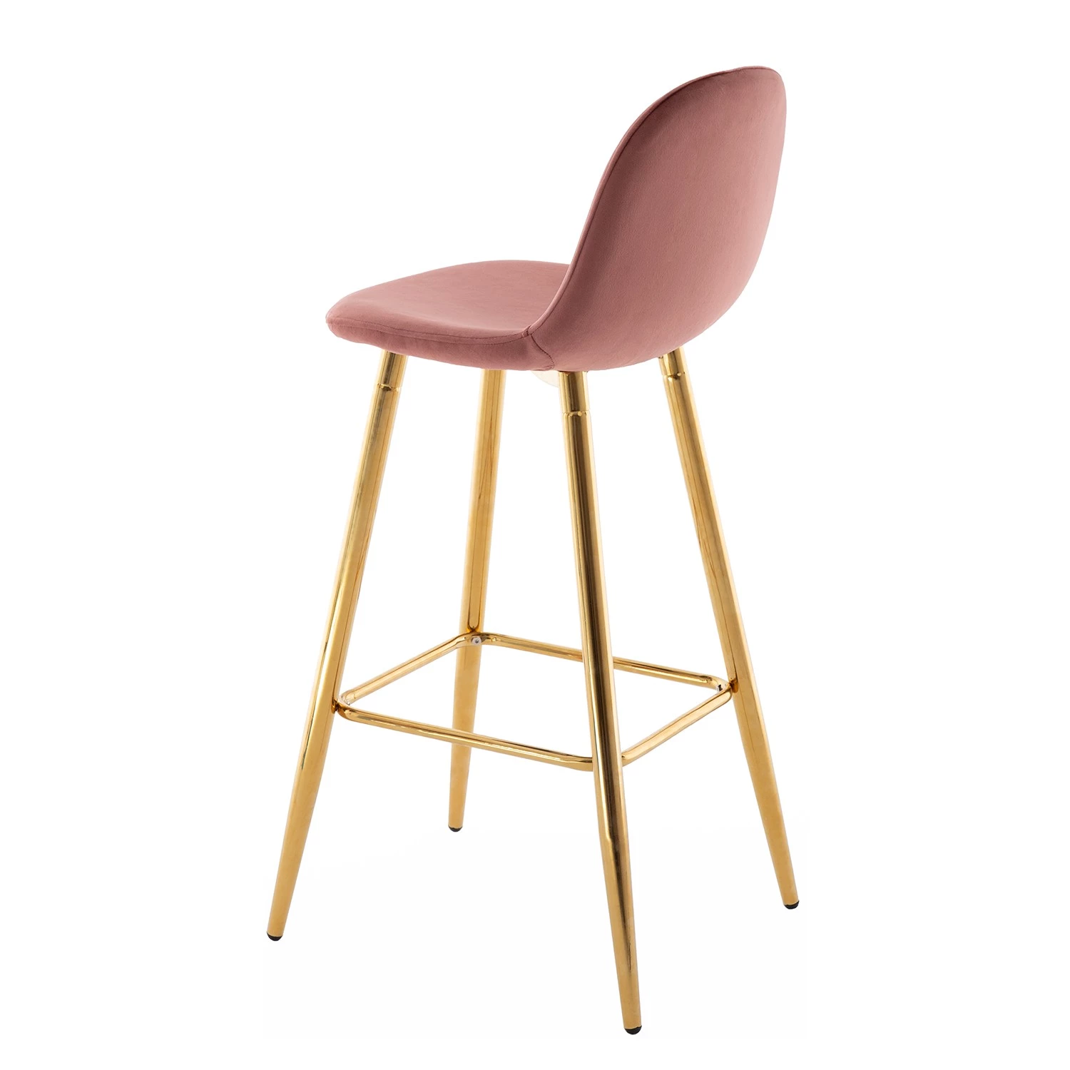 Jack & Alice Chaises de bar Yoyce (lot de 2) - Saumon 6 Jack & Alice Chaises de bar Yoyce (lot de 2) - Saumon – Image 6