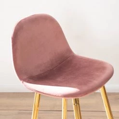 Jack & Alice Chaises de bar Yoyce (lot de 2) - Saumon 25 Jack & Alice Chaises de bar Yoyce (lot de 2) - Saumon -Meubles de salle à manger Soldes Magasin 1000244482 220823 030 DETAILS P000000001000244482