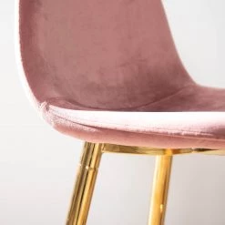 Jack & Alice Chaises de bar Yoyce (lot de 2) - Saumon 26 Jack & Alice Chaises de bar Yoyce (lot de 2) - Saumon -Meubles de salle à manger Soldes Magasin 1000244482 220823 031 DETAILS P000000001000244482