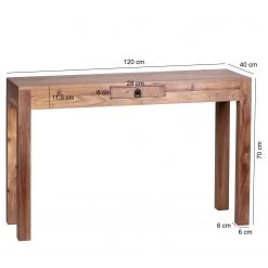 Naturoo Console Verniolle II - Acacia massif -Meubles de salle à manger Soldes Magasin 1000244847 210202 14501000024 SKETCH DETAILS P000000001000244847 sketch