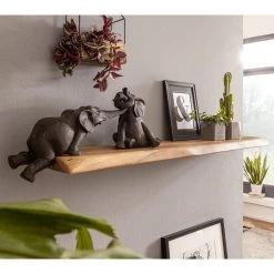 Naturoo Tablette murale Longpont - Acacia massif - Largeur : 115 cm -Meubles de salle à manger Soldes Magasin 1000244893 210202 15024900286 MOOD DETAILS P000000001000244893 mood