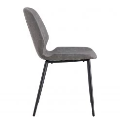 Mørteens Chaises Reallon (lot de 2) - Imitation cuir / Fer - Gris / Noir 16 Mørteens Chaises Reallon (lot de 2) - Imitation cuir / Fer - Gris / Noir -Meubles de salle à manger Soldes Magasin 1000244973 211006 08515500069 DETAILS P000000001000244973