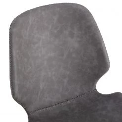 Mørteens Chaises Reallon (lot de 2) - Imitation cuir / Fer - Gris / Noir 22 Mørteens Chaises Reallon (lot de 2) - Imitation cuir / Fer - Gris / Noir -Meubles de salle à manger Soldes Magasin 1000244973 211006 08515500081 DETAILS P000000001000244973