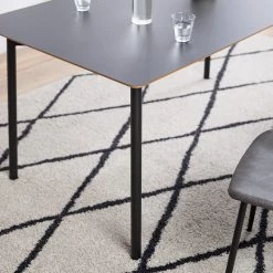 Mørteens Table Moncale - Noir 16 Mørteens Table Moncale - Noir -Meubles de salle à manger Soldes Magasin 1000244984 220408 030 DETAILS P000000001000244984