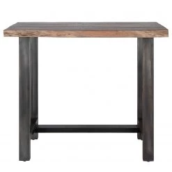 Ars manufacti Table haute Gelles - Acacia massif / Fer - Acacia / Anthracite -Meubles de salle à manger Soldes Magasin 1000246830 220830 030 DETAILS P000000001000246830