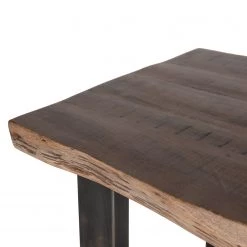 Ars manufacti Table haute Gelles - Acacia massif / Fer - Acacia / Anthracite -Meubles de salle à manger Soldes Magasin 1000246830 220830 031 DETAILS P000000001000246830