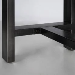 Ars manufacti Table haute Gelles - Acacia massif / Fer - Acacia / Anthracite -Meubles de salle à manger Soldes Magasin 1000246830 220830 039 DETAILS P000000001000246830