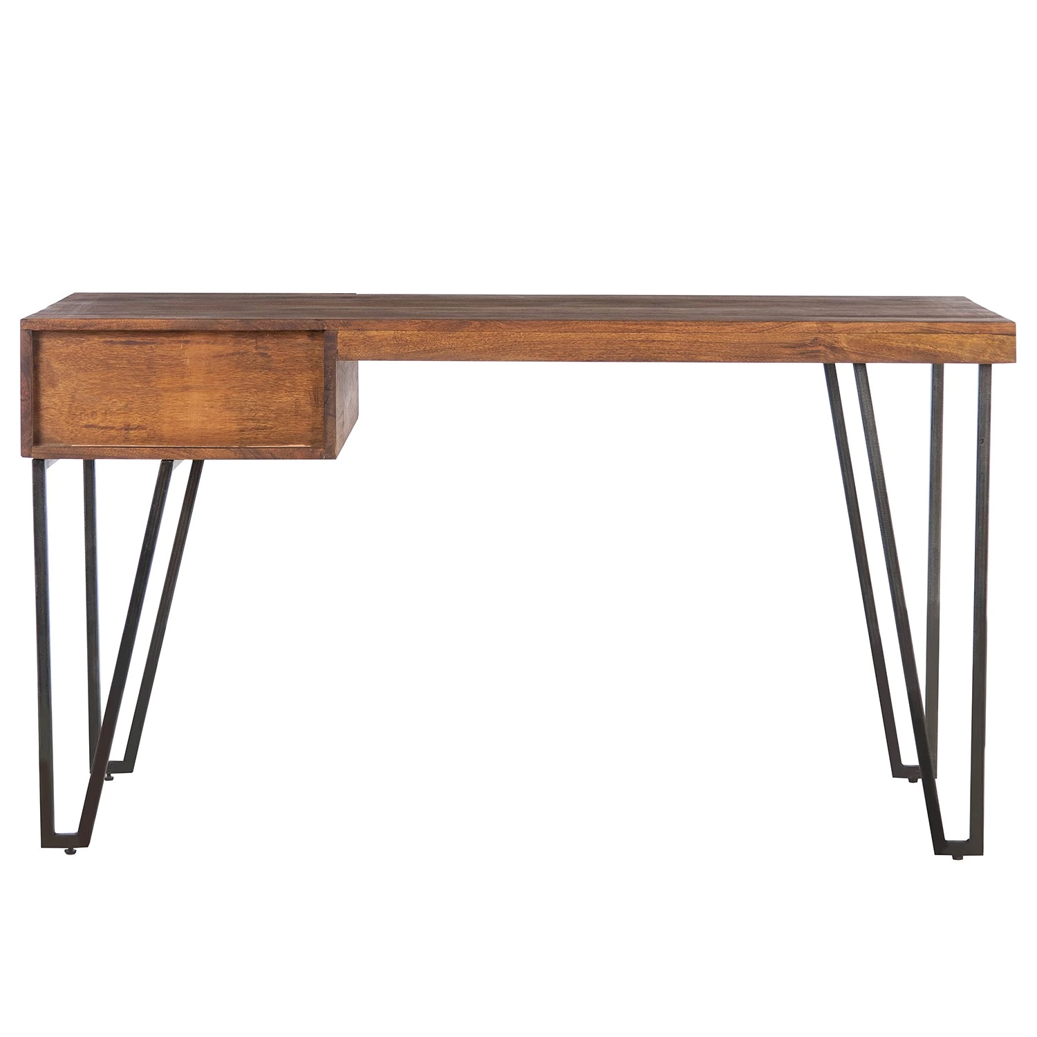 Wolf-Möbel Bureau Bubry - Acacia massif / Fer - Acacia / Anthracite 5 Wolf-Möbel Bureau Bubry - Acacia massif / Fer - Acacia / Anthracite – Image 5