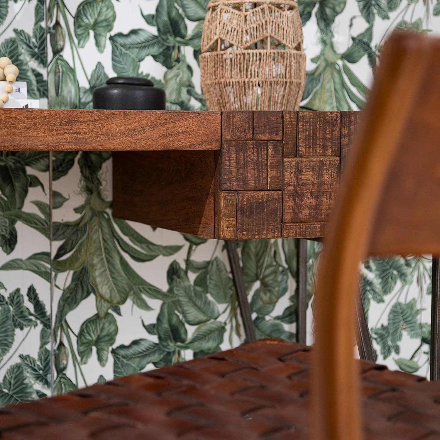 Wolf-Möbel Bureau Bubry - Acacia massif / Fer - Acacia / Anthracite 12 Wolf-Möbel Bureau Bubry - Acacia massif / Fer - Acacia / Anthracite – Image 12