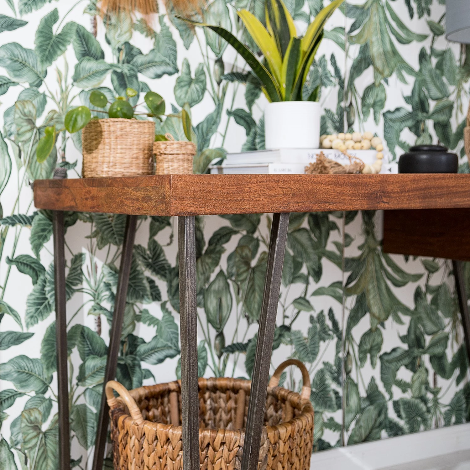 Wolf-Möbel Bureau Bubry - Acacia massif / Fer - Acacia / Anthracite 13 Wolf-Möbel Bureau Bubry - Acacia massif / Fer - Acacia / Anthracite – Image 13