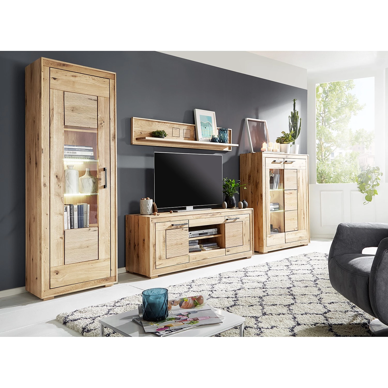 Naturoo Tablette murale Juillan - Chêne sauvage massif - Largeur : 130 cm 2 Naturoo Tablette murale Juillan - Chêne sauvage massif - Largeur : 130 cm – Image 2