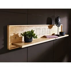 Naturoo Tablette murale Juillan - Chêne sauvage massif - Largeur : 130 cm 6 Naturoo Tablette murale Juillan - Chêne sauvage massif - Largeur : 130 cm -Meubles de salle à manger Soldes Magasin 1000249445 210420 08290900101 MOOD DETAILS P000000001000249445 mood