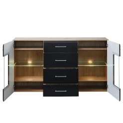 Loftscape Buffet Belloc - Avec éclairage - Noir mat / Imitation chêne 7 Loftscape Buffet Belloc - Avec éclairage - Noir mat / Imitation chêne -Meubles de salle à manger Soldes Magasin 1000249570 210302 14403900029 DETAILS P000000001000249570