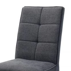 Norrwood Chaises capitonnées Brachy (lot de 2) - Tissage à plat / Hêtre massif - Anthracite -Meubles de salle à manger Soldes Magasin 1000249606 210609 12392100106 DETAILS P000000001000249606
