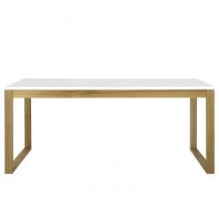 Tenzo Table Birka - Blanc / Chêne -Meubles de salle à manger Soldes Magasin 1000250347 210310 15073600032 DETAILS P000000001000250347