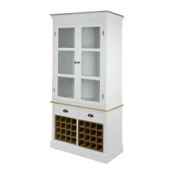 Ridgevalley Buffet Grosville - Sapin massif - Blanc / Marron