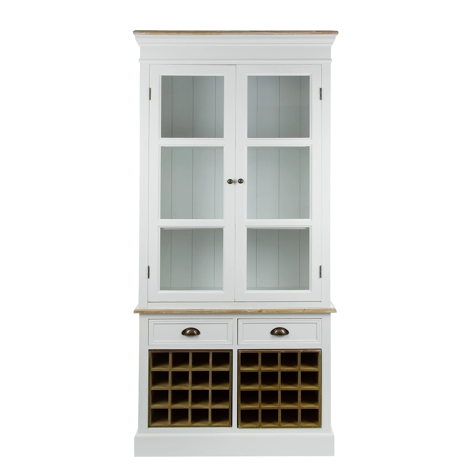 Ridgevalley Buffet Grosville - Sapin massif - Blanc / Marron 4 Ridgevalley Buffet Grosville - Sapin massif - Blanc / Marron – Image 4