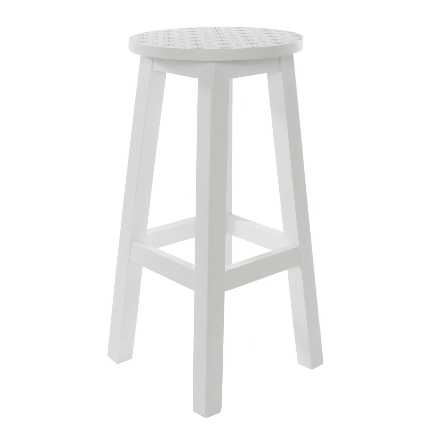 Ridgevalley Tabouret Maisons - Blanc 1 Ridgevalley Tabouret Maisons - Blanc