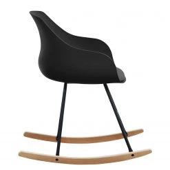 Mørteens Rocking chair Skelde - Matière plastique et tissage à plat / Fer et hêtre massif -Meubles de salle à manger Soldes Magasin 1000252686 210315 11063100003 DETAILS P000000001000252686