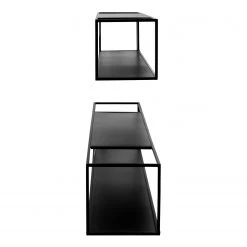 Loftscape Étagères murales Lancieux I - Métal - Noir -Meubles de salle à manger Soldes Magasin 1000252694 220209 12152100060 DETAILS P000000001000252694