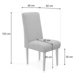 Fredriks Chaise capitonnée Gramont - Microfibre Priya: Cognac -Meubles de salle à manger Soldes Magasin 1000254029 210413 13371300382 SKETCH DETAILS P000000001000254029 sketch
